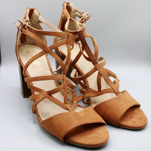 Brash Gladiator Style Block Heal Sandal Size 11 - Picture 3 of 9